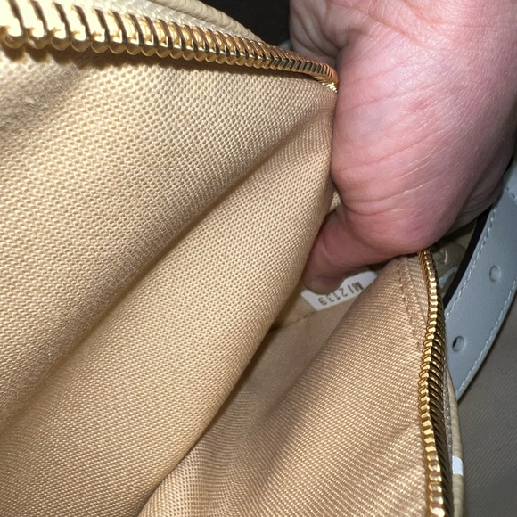 LOUIS VUITTON BUM BAG GIANT MONOGRAM KHAKI GREEN BEIGE FANNY PACK - Picture 9 of 14